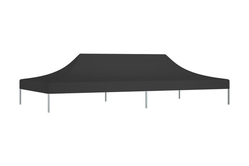 Tak till partytält 6x3 m svart 270 g/m² - Svart - Utemöbler - Solskydd - Paviljong - Paviljongtak