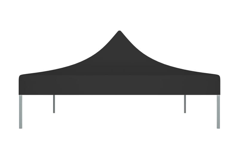 Tak till partytält 4x3 m svart 270 g/m² - Svart - Utemöbler - Solskydd - Paviljong - Paviljongtak