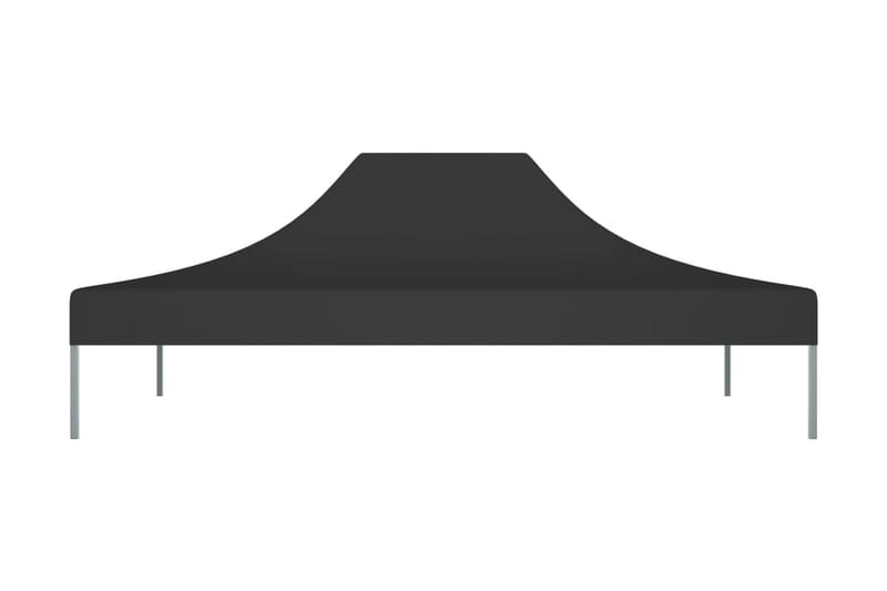 Tak till partytält 4x3 m svart 270 g/m² - Svart - Utemöbler - Solskydd - Paviljong - Paviljongtak