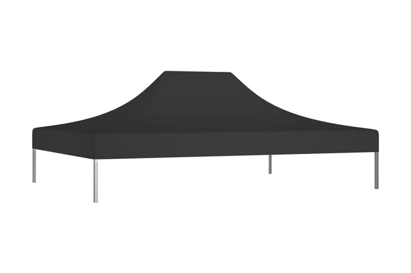 Tak till partytält 4x3 m svart 270 g/m² - Svart - Utemöbler - Solskydd - Paviljong - Paviljongtak