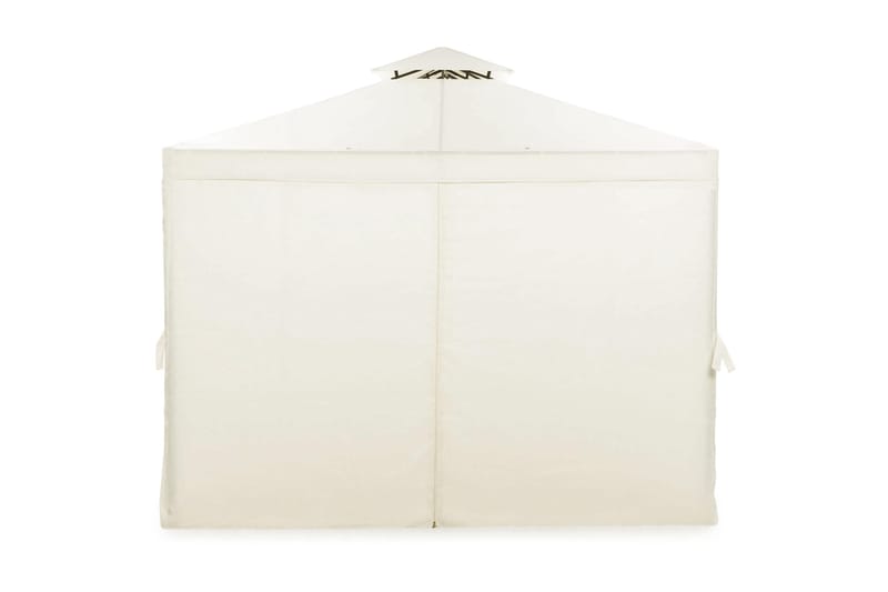 Bermuda Väggar till Paviljong 3x4 m - Beige/Vit - Utemöbler - Solskydd - Paviljong - Paviljongväggar