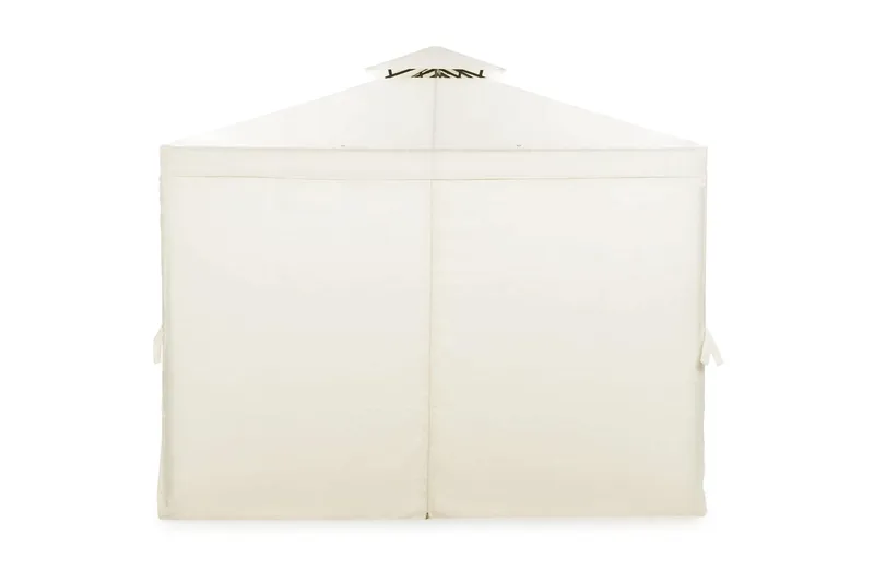 Bermuda Väggar till Paviljong 3x4 m - Beige/Vit - Utemöbler - Solskydd - Paviljong - Paviljongväggar