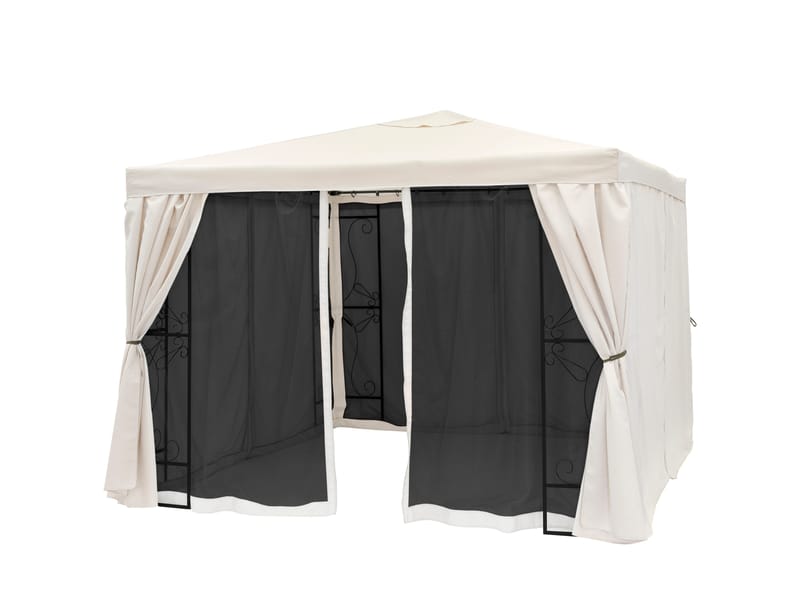 Hillerstorp Myggnät till Paviljong de Luxe 3x3 m - Beige - Utemöbler - Solskydd - Paviljong - Paviljongväggar