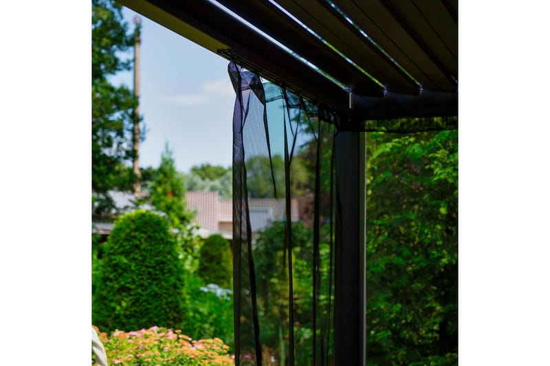 Myggnät till Paviljong Mirador 4 st Svart - Utemöbler - Solskydd - Paviljong - Paviljongväggar