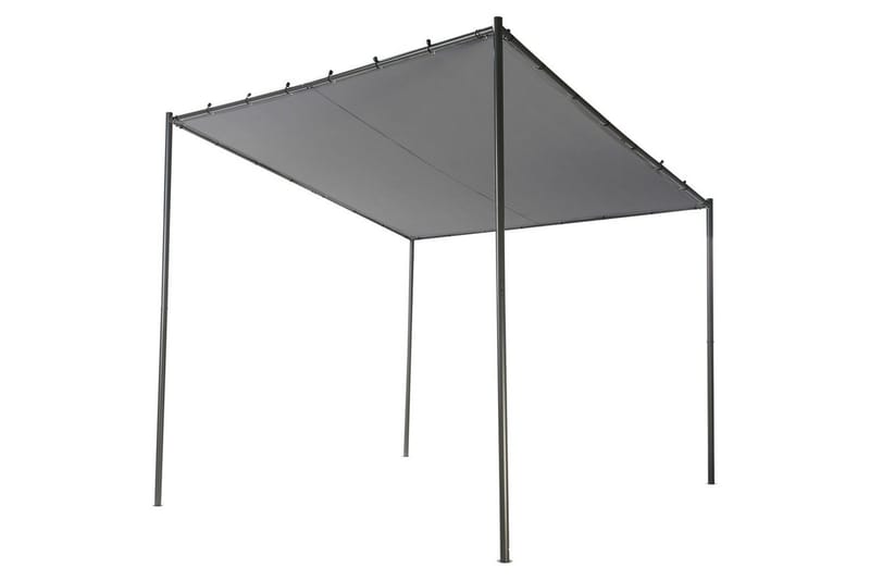 Trädgårdspergola Vimino - Grå, svart - Utemöbler - Solskydd - Pergola