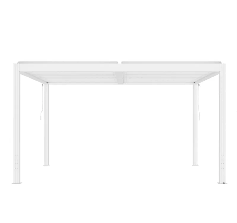 Pergola | Öppningsbart lamelltak | 4x3 | Vit, undefined