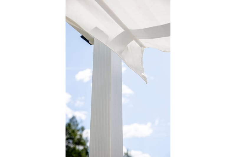 Lazio Perola - Vit - Utemöbler - Solskydd - Pergola
