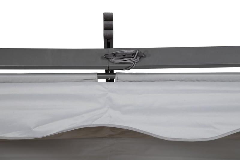 Lazio Pergola 295x395 cm - Svart/Grå - Utemöbler - Solskydd - Pergola