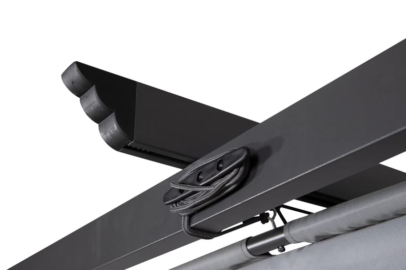 Lazio Pergola 295x395 cm - Svart/Grå - Utemöbler - Solskydd - Pergola