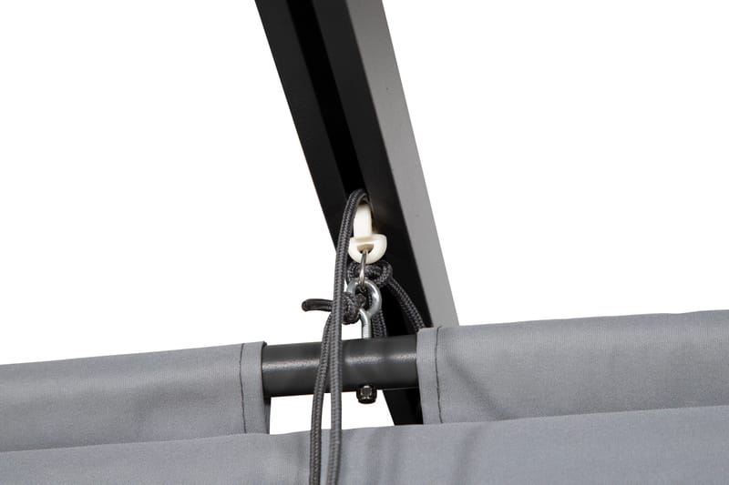 Lazio Pergola 295x395 cm - Svart/Grå - Utemöbler - Solskydd - Pergola