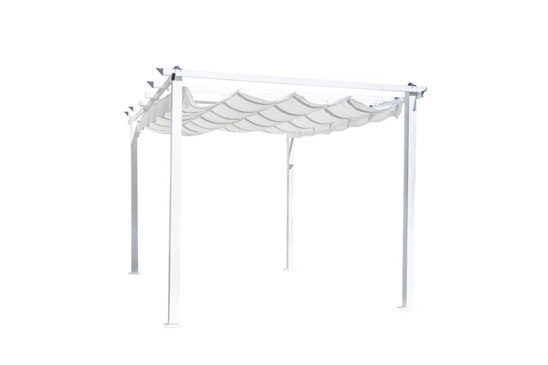 Lazio Pergola 348 cm - Vit - Utemöbler - Solskydd - Pergola