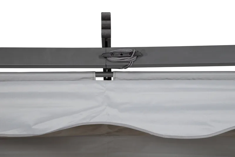 Lazio Pergola 295x395 cm - Svart/Grå - Utemöbler - Solskydd - Pergola