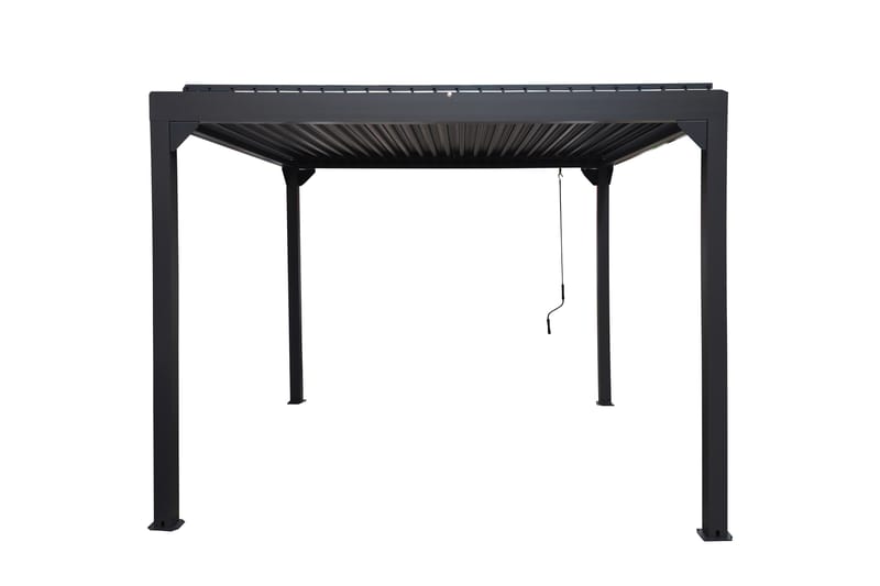 Pergola Premium Öppningsbara lameller - Grå - Grilltält - Pergola