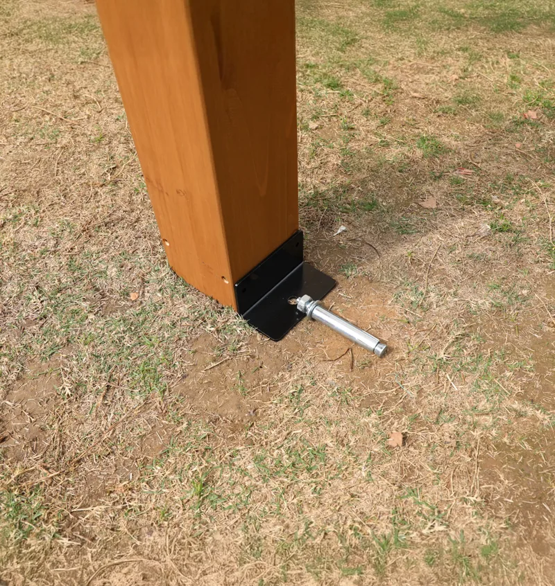 Pergola trä | 3,65x3m | Furu - Brun - Utemöbler - Solskydd - Pergola