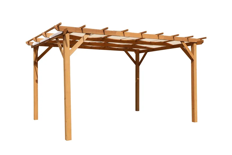 Pergola tr ä | 4x3m | Furu, undefined