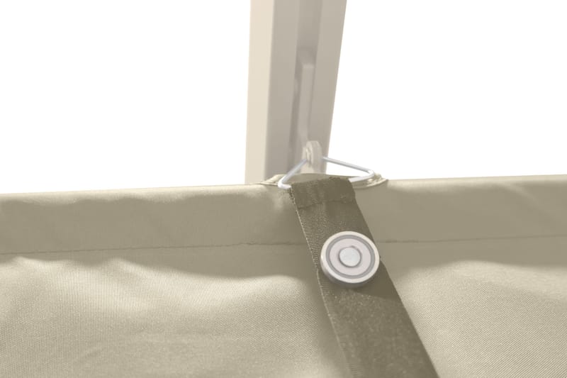 Porto Stor Pergola 4x3 m i aluminium med tak - Beige - Utemöbler - Solskydd - Pergola