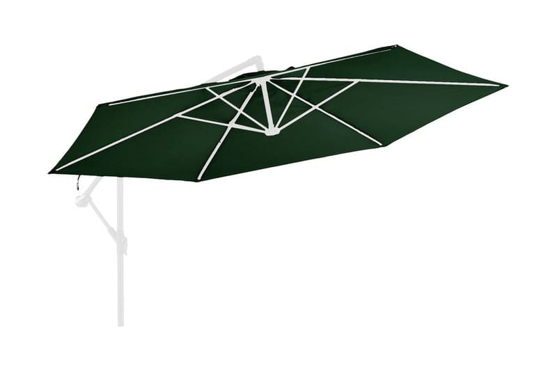 Reservtyg för frihängande parasoll grön 350 cm - Parasoll