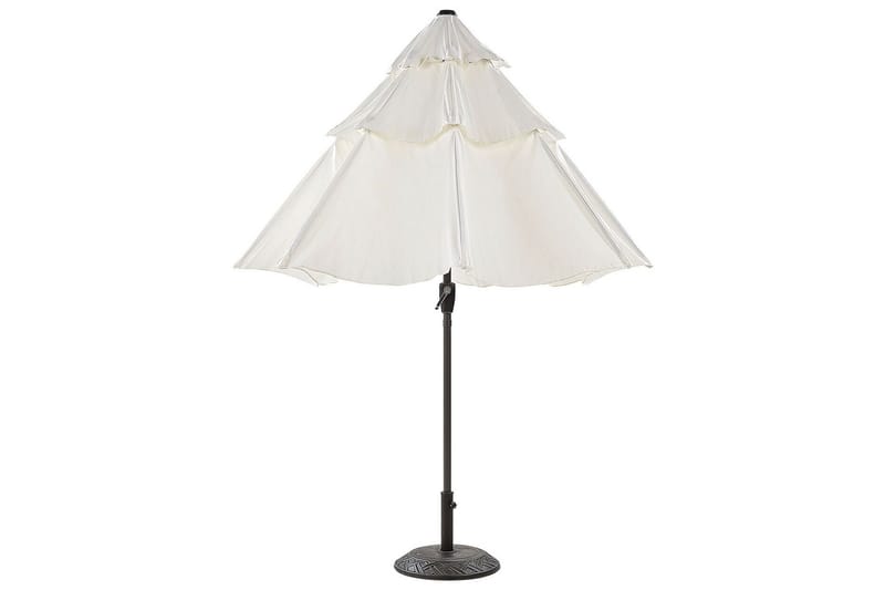 Roblin Parasoll 285x285 cm - Beige/Svart - Utemöbler - Solskydd - Parasoll