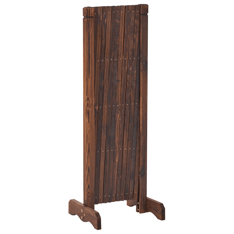 Trädgårdsspaljé Sciolze Utdragbar - Brun - Utemöbler - Solskydd - Skärmskydd & vindskydd - Spalje