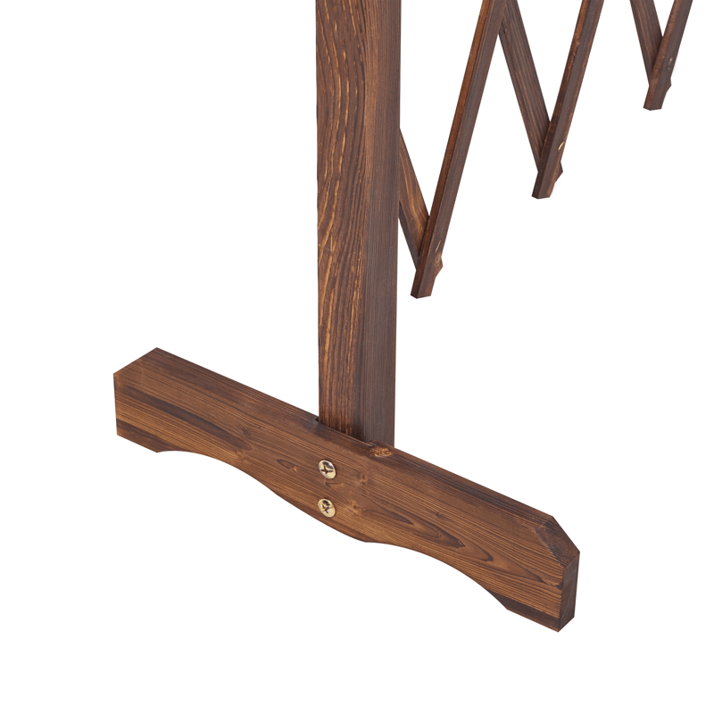 Trädgårdsspaljé Sciolze Utdragbar - Brun - Utemöbler - Solskydd - Skärmskydd & vindskydd - Spalje