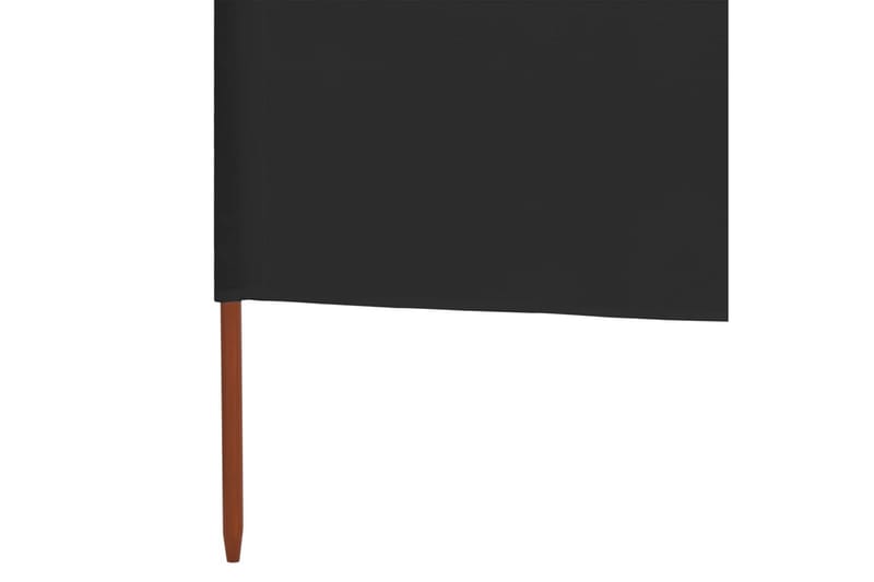 Vindskydd 3 paneler tyg 400x80 cm antracit - Grå - Säkerhet & vindskydd altan - Skärmskydd & vindskydd - Skärm