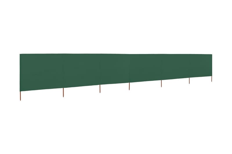 Vindskydd 6 paneler tyg 800x80 cm grön - Grön - Säkerhet & vindskydd altan - Skärmskydd & vindskydd - Skärm