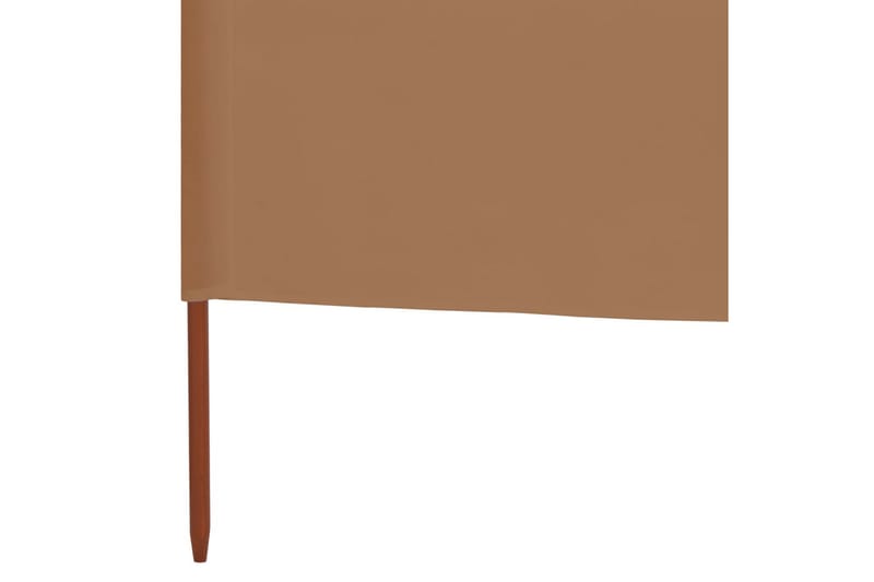 Vindskydd 9 paneler tyg 1200x120 cm taupe - Brun - Utemöbler - Solskydd - Skärmskydd & vindskydd