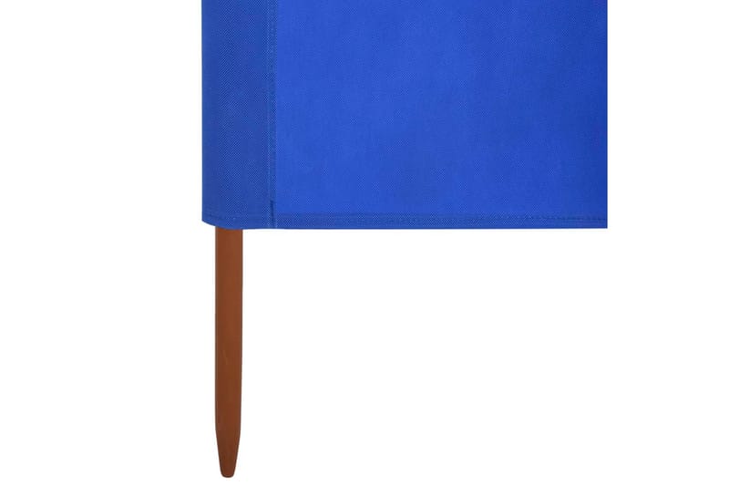Vindskydd 9 paneler tyg 1200x120 cm azurblå - Blå - Utemöbler - Solskydd - Skärmskydd & vindskydd