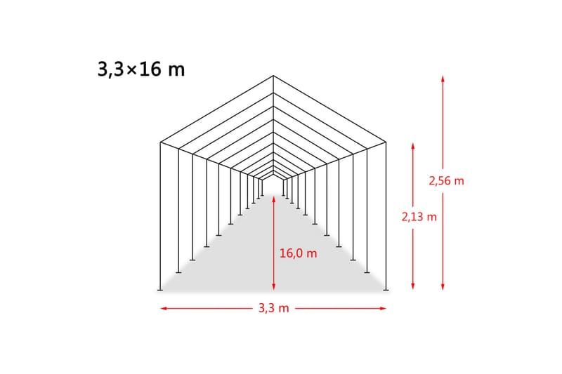 Vindskydd för boskap PVC 550 g/m² 3,3x16 m mörkgrön - Säkerhet & vindskydd altan - Skärmskydd & vindskydd - Skärm