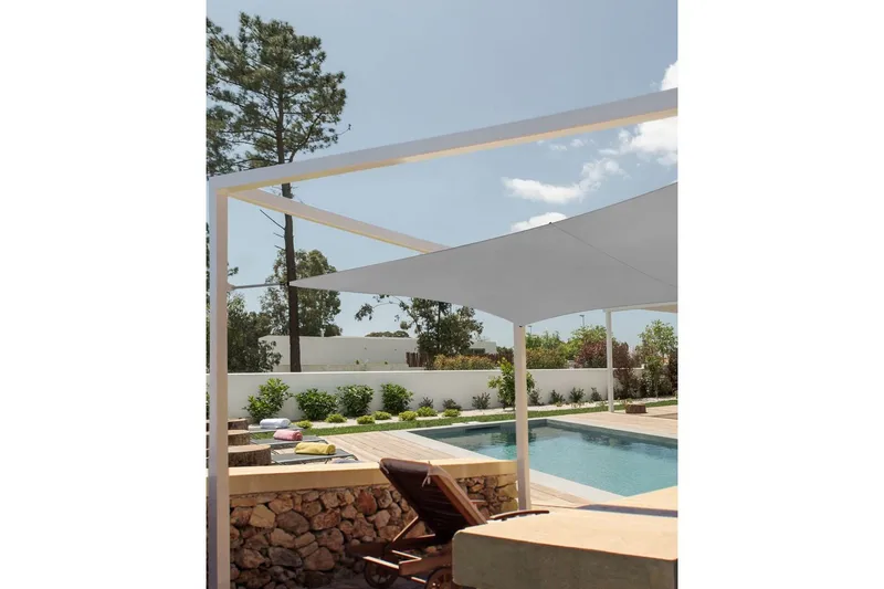 Skuggsegel Lukka Grå, Fyrkantig - Grå, Fyrkantig - Utemöbler - Solskydd - Solsegel