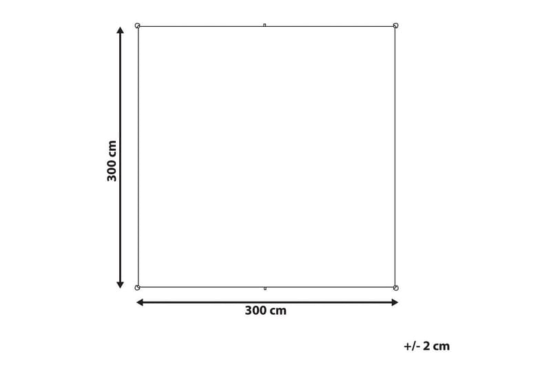 Skuggsegel Lukka Vit, Fyrkantig - Vit, Fyrkantig - Utemöbler - Solskydd - Solsegel