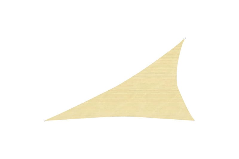 Solsegel 160 g/m² beige 3x4x5 m HDPE - Beige - Solsegel