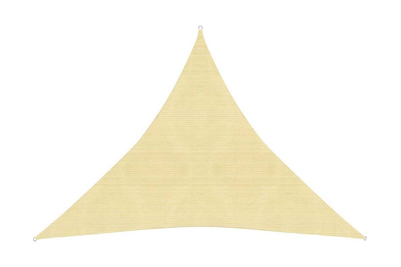 Solsegel 160 g/m² beige 6x6x6 m HDPE - Beige - Solsegel