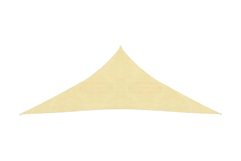 Solsegel 160 g/m² beige 6x6x6 m HDPE - Beige - Solsegel