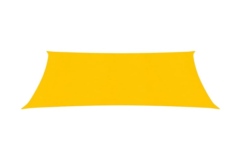 Solsegel 160 g/m² gul 3x5 m HDPE - Gul - Utemöbler - Solskydd - Solsegel