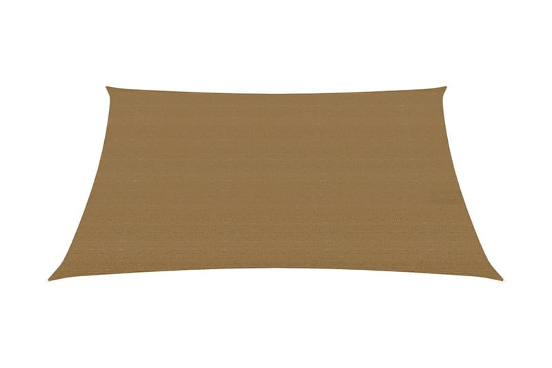 Solsegel 160 g/m² taupe 2,5x4 m HDPE - Brun - Utemöbler - Solskydd - Solsegel