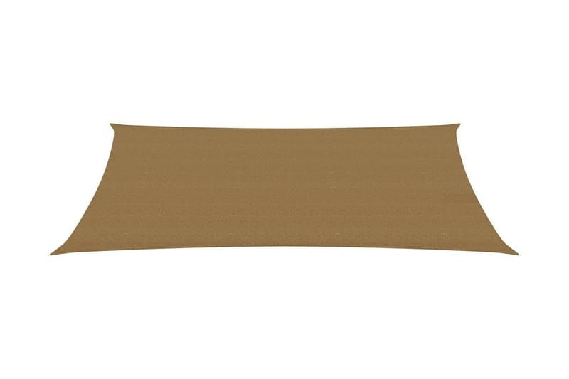 Solsegel 160 g/m² taupe 5x8 m HDPE - Brun - Utemöbler - Solskydd - Solsegel