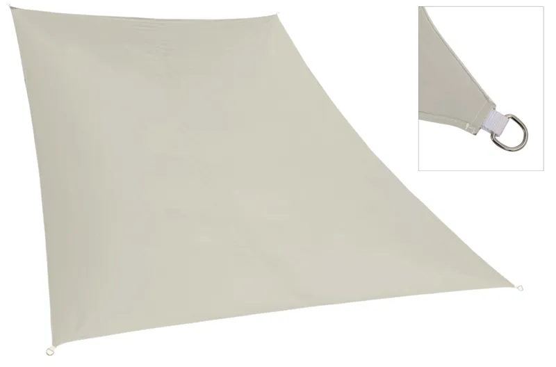 Solsegel 3x3 m - Beige - Utemöbler - Solskydd - Solsegel