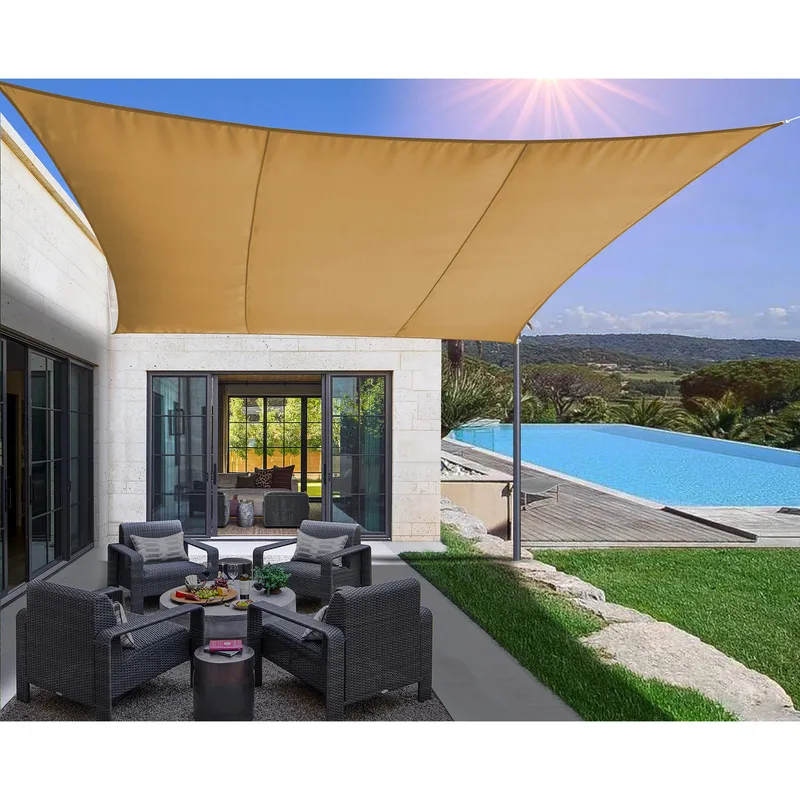 Solsegel 3x3m | Kvadratiskt | Beige, undefined