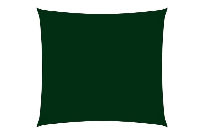 Solsegel oxfordtyg fyrkantigt 3x3 m mörkgrön - Grön - Solsegel