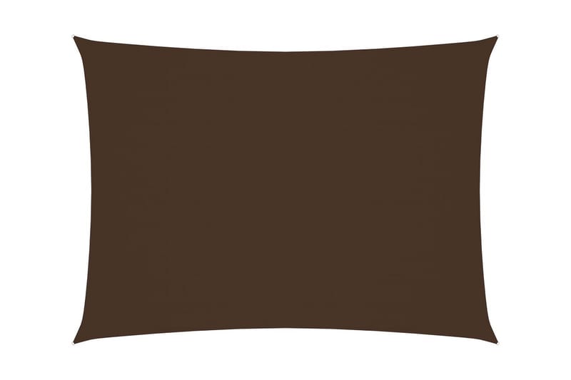 Solsegel oxfordtyg rektangulärt 2,5x3,5 m brun - Brun - Solsegel