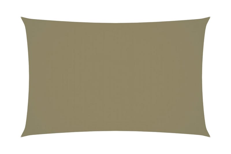 Solsegel oxfordtyg rektangulärt 2,5x5 m beige - Beige - Solsegel