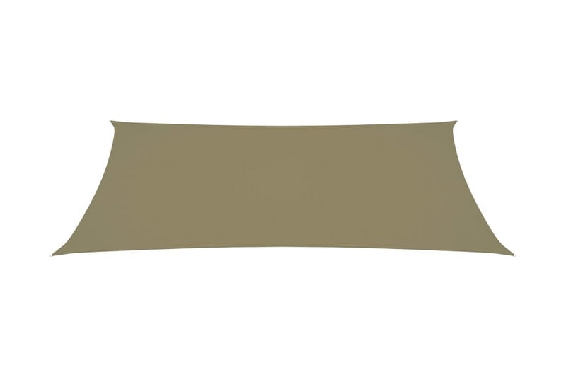 Solsegel oxfordtyg rektangulärt 2,5x5 m beige - Beige - Solsegel