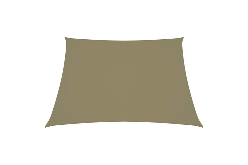 Solsegel oxfordtyg rektangulärt 2x2,5 m beige - Beige - Utemöbler - Solskydd - Solsegel