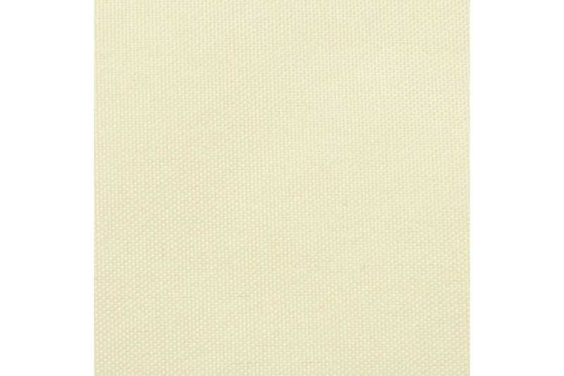 Solsegel oxfordtyg rektangulärt 2x2,5 m gräddvit - Vit - Utemöbler - Solskydd - Solsegel