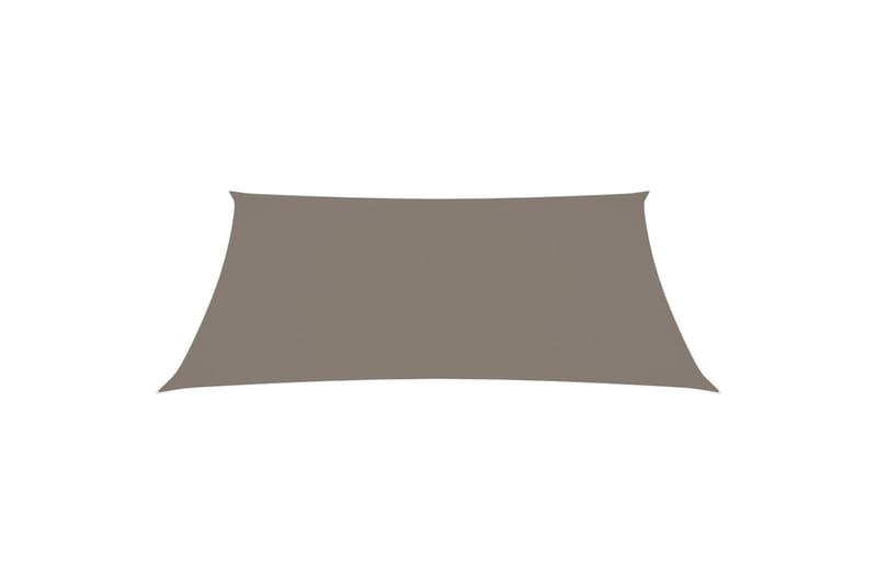 Solsegel oxfordtyg rektangulärt 2x4,5 m taupe - Brun - Utemöbler - Solskydd - Solsegel