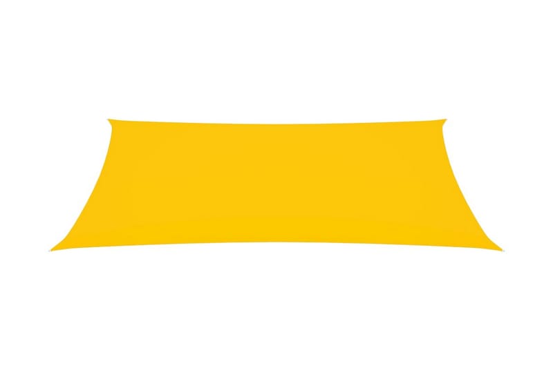 Solsegel oxfordtyg rektangulärt 2x5 m gul - Gul - Utemöbler - Solskydd - Solsegel