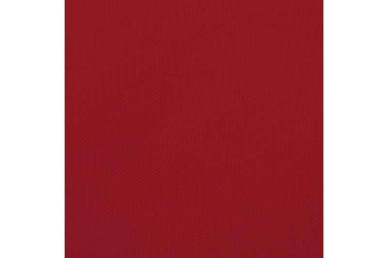 Solsegel oxfordtyg rektangulärt 3,5x4,5 m röd - Röd - Utemöbler - Solskydd - Solsegel