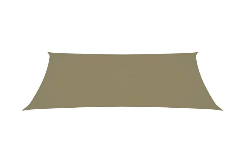 Solsegel oxfordtyg rektangulärt 3x6 m beige - Beige - Utemöbler - Solskydd - Solsegel