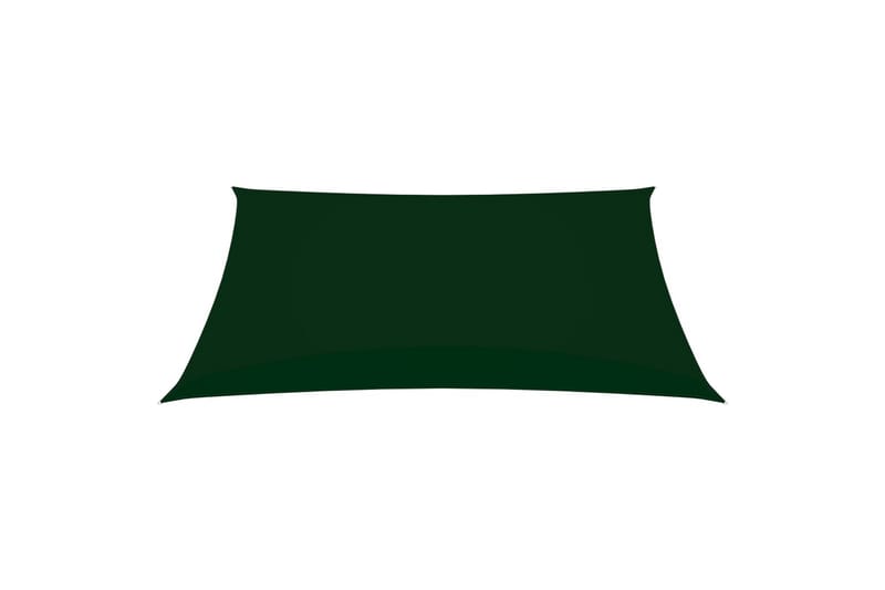 Solsegel oxfordtyg rektangulärt 4x5 m mörkgrön - Grön - Solsegel